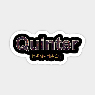 Quinter Grunge Text Magnet