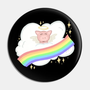 Angel Pig Pin