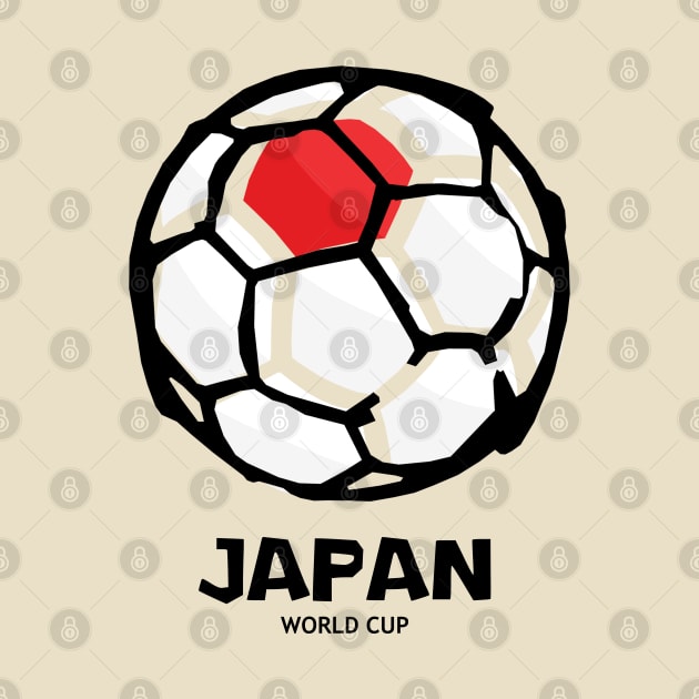 Japan Football Country Flag by KewaleeTee