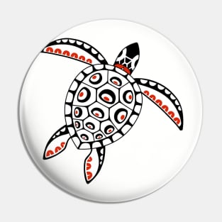 Haida sea turtle Pin