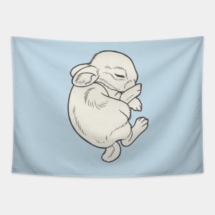 Baby Hase blau Tapestry