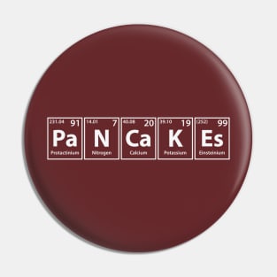 Pancakes (Pa-N-Ca-K-Es) Periodic Elements Spelling Pin