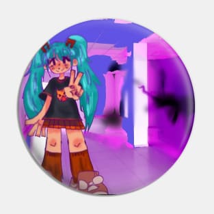 miku with a friend Pin