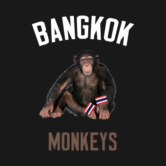 Bangkok Monkeys by cleverth