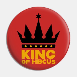 King Of HBCUs Black/Gold Logo Tee Pin