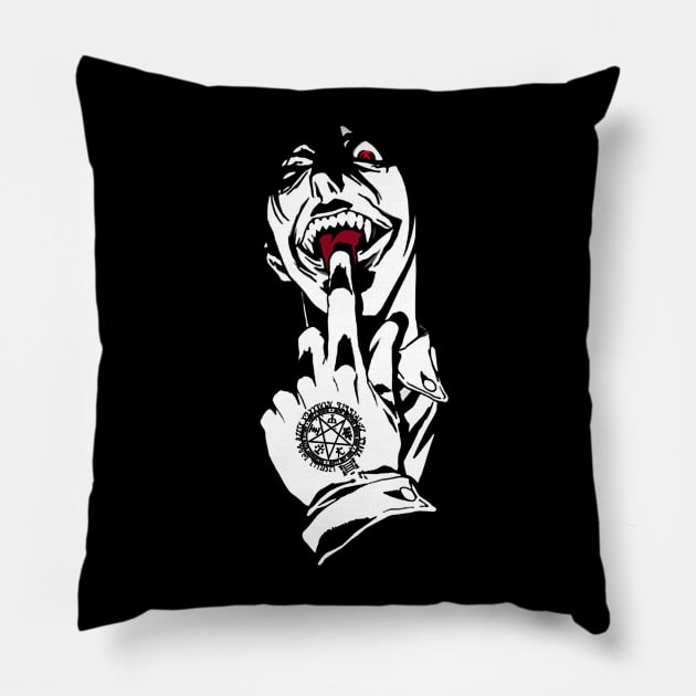 WARRIOR VAMPIRE Pillow by opawcreate