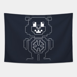 puzzle bear Tapestry