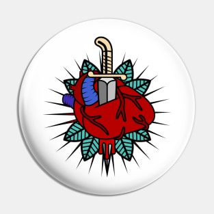 Heart Tattoo Pin