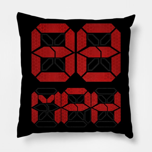 88 MPH Pillow by creativespero