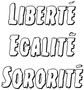 Liberty Equality Sisterhood Magnet