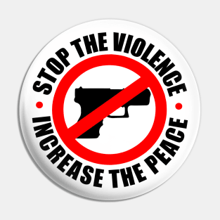 stop the violence Pin