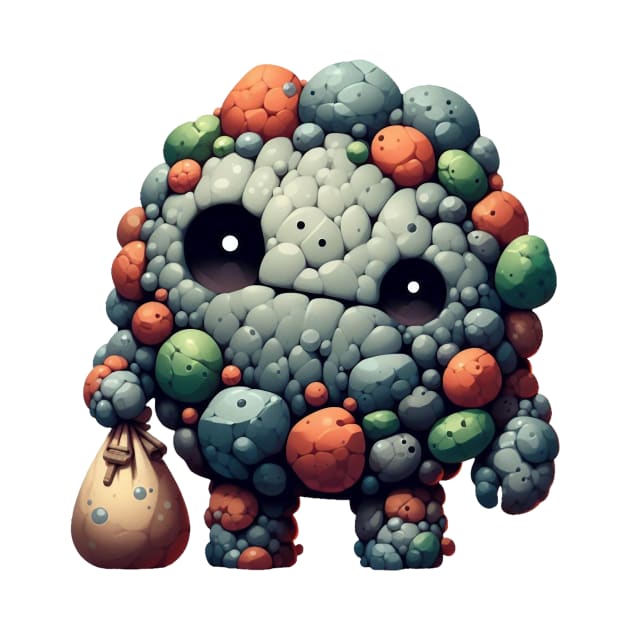 Cute Stone Golem by Dmytro