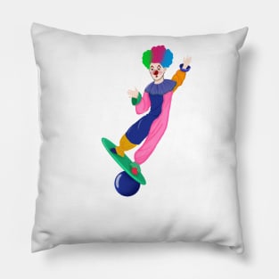 Sad clown Pillow