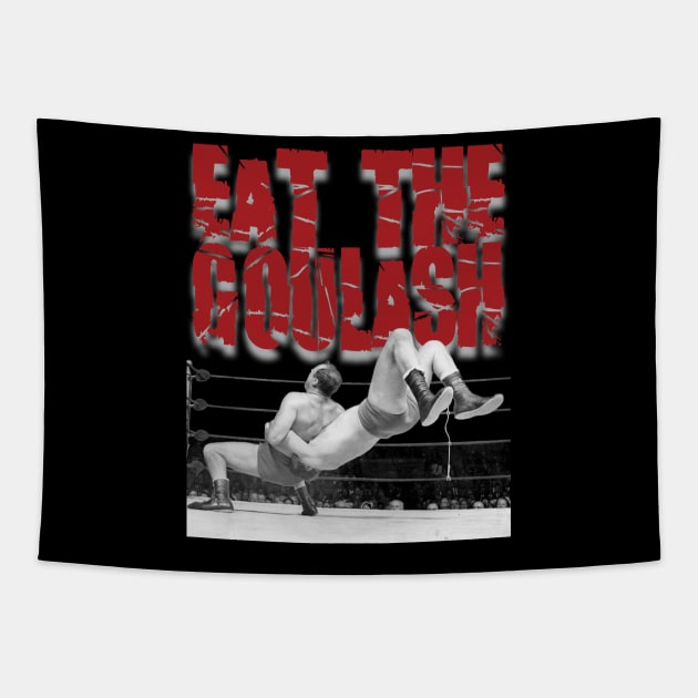 Eat The Goulash, Verne Tapestry by ifowrestling