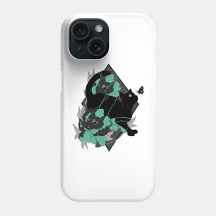 Floral kitty Phone Case