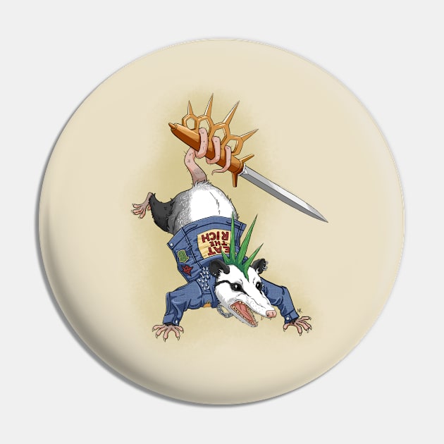 Opossum Pin by nocturnallygeekyme