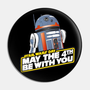 SK says May the 4th Be With You Pin