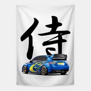 SUBIE RALLY CAR Tapestry