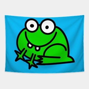 Froggy the Green Frog Tapestry