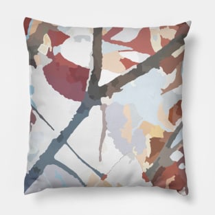Tree in the wind 2 Pillow