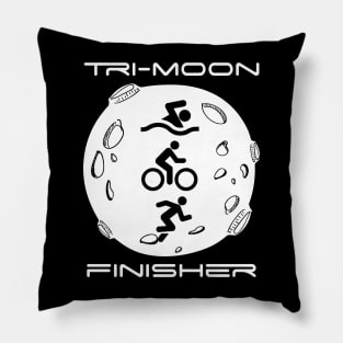 Space Moon Triathlon Finisher Pillow