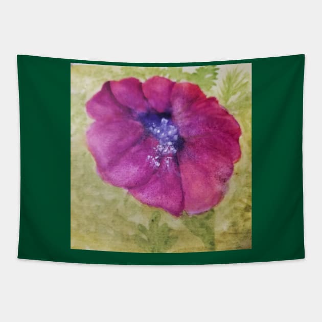 Purple Flower Tapestry by teenamarie23art