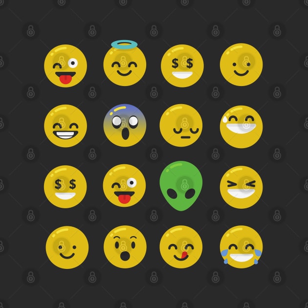 Emoji happy face by gossiprag