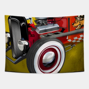 Hot Rod 55 Tapestry