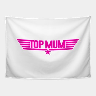 Top Mum pink print Tapestry