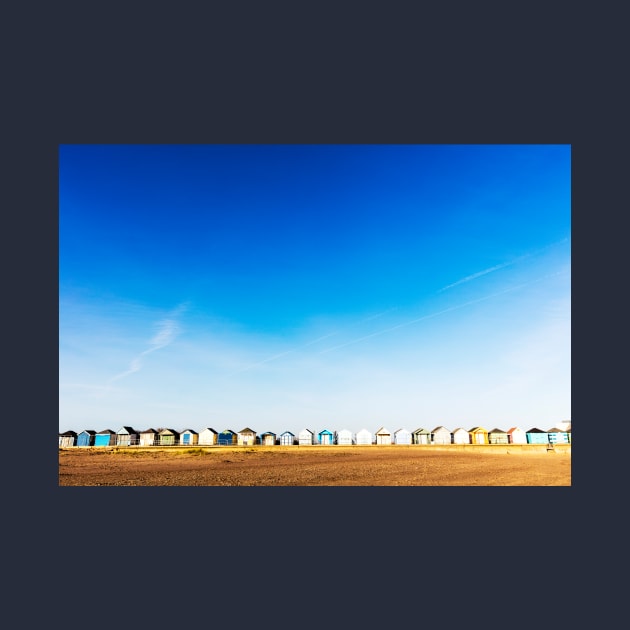 Beach Huts Chapel Point, lincolnshire, UK by tommysphotos