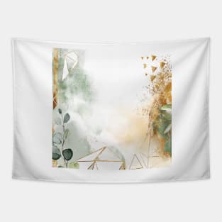 Mystic golden botanics Tapestry