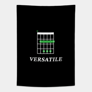 B Versatile B Guitar Chord Tab Dark Theme Tapestry