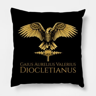 Roman Emperor Diocletianus - History Of Ancient Rome Pillow