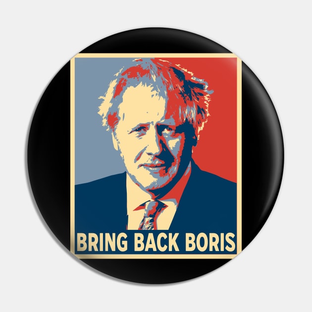 Bring back Boris - UK Prime Minister Pin by Emmi Fox Designs