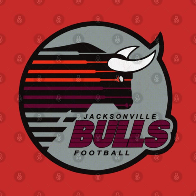 Retro Jacksonville Bulls Football USFL by LocalZonly