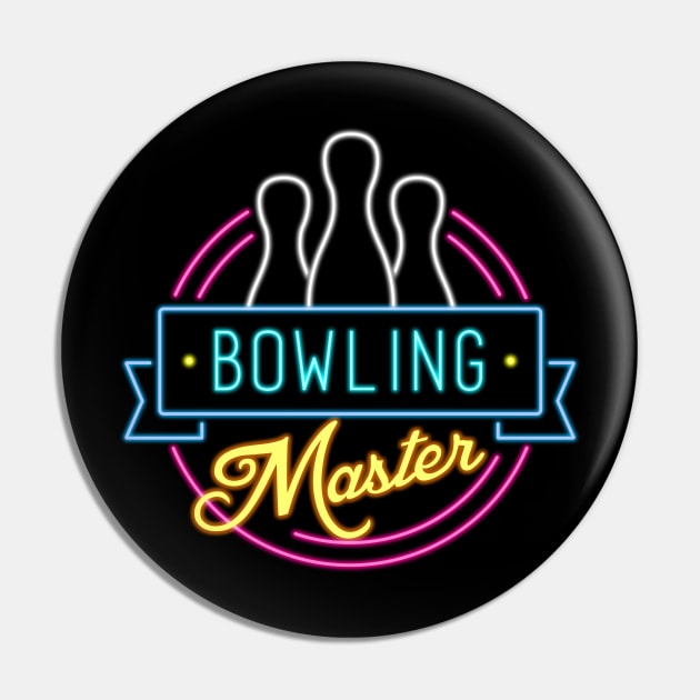 Bowling Master Pin by superdupertees