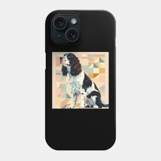 Retro English Toy Spaniel: Pastel Pup Revival Phone Case