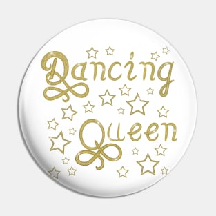 Dancing queen-Gold Pin