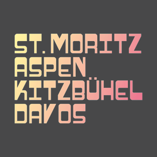 Holiday Ski Shirt / St Moritz Kitzbühl Davos Aspen T-Shirt