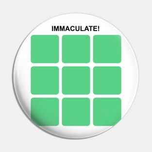 Immaculate Grid Baseball Pin