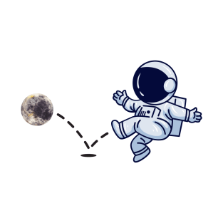 Astronaut plays Mercury Soccer T-Shirt