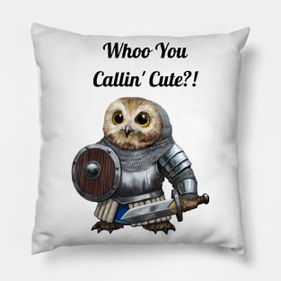 Owl Warrior Pillow