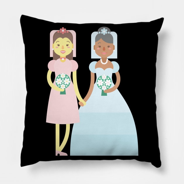 LGBT Couples Design - LGBT Pillow by Printaha