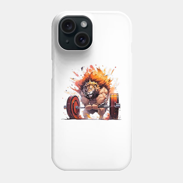 lion Phone Case by enzo studios