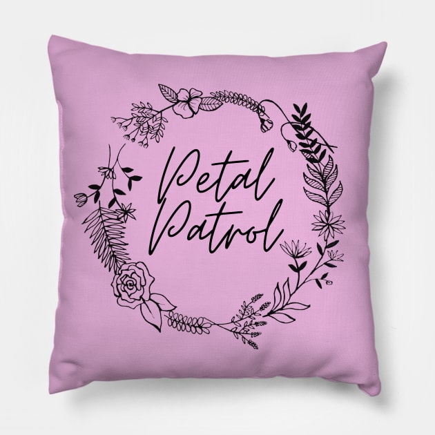 Petal Patrol Pillow by Koala Station