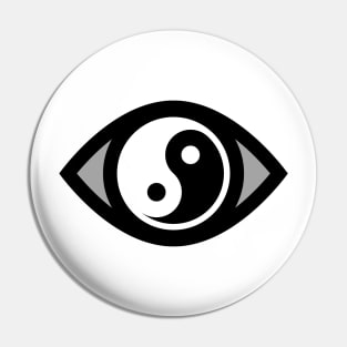 BAUHAUS YIN YANG EYE Pin