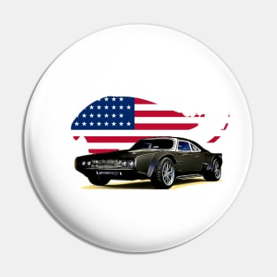 Charger FF USA Print Pin