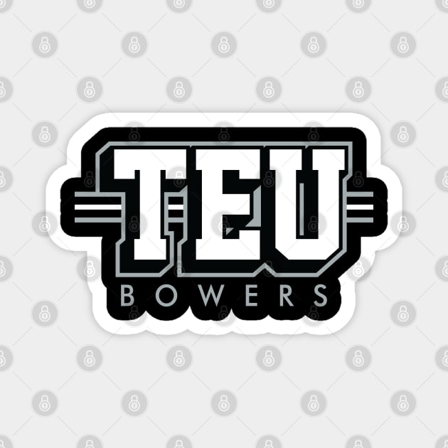 Tight End University - TEU - Brock Bowers - Las Vegas Raiders Magnet by nicklower