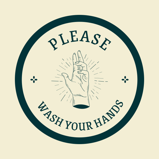 Please Wash Your Hands by Lasso Print