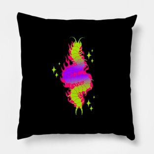 Centipede Flames Pillow